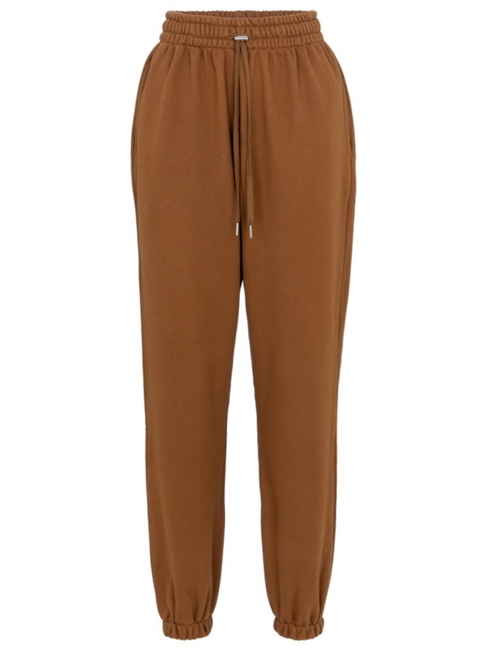 Frankie Shop Brown Drawstring Jogger Sweatpants
